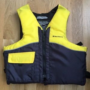 SOLD!! West Marine Life Vest Adults M/L